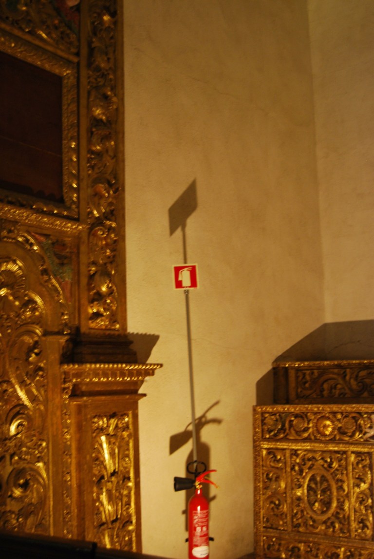 Sacred extinguisher, safety in sacred places