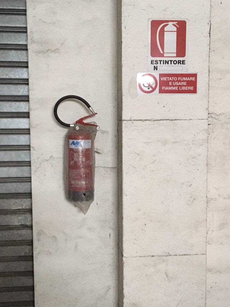 Garage extinguishers, fire safety garage