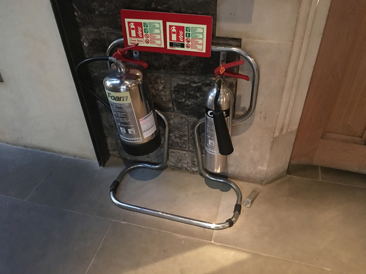 fire extinguishers Museum of the Order of St John London