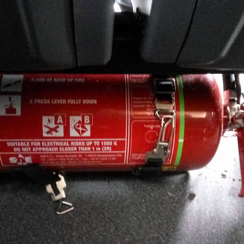 bus fire extinguisher, limerick bus, shannon bus