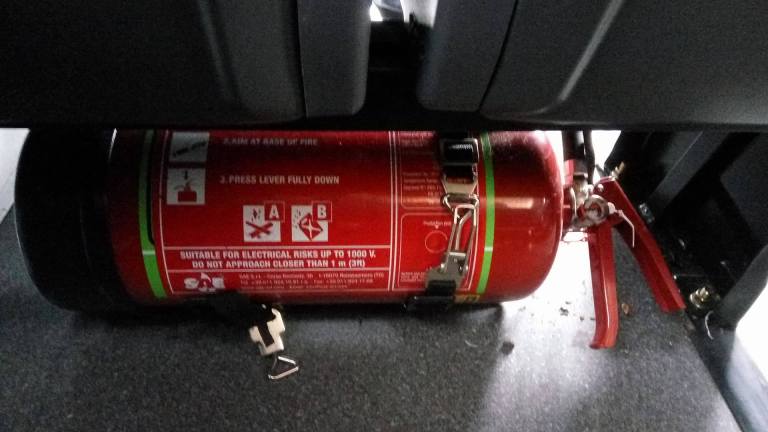 bus fire extinguisher, limerick bus, shannon bus