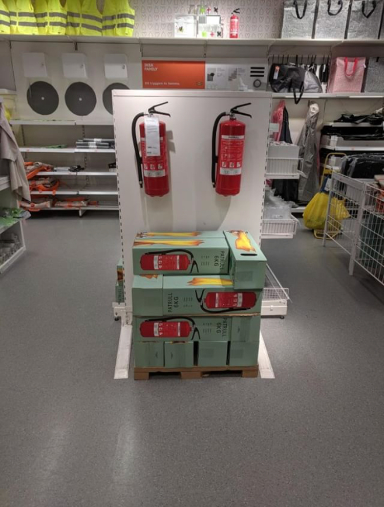  IKEA Borlänge, swedish extinguishers, extinguisher for sales, ikea extinguisher